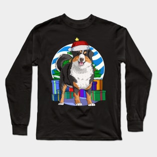 Bernese Mountain Dog Christmas Tree Decoration Long Sleeve T-Shirt